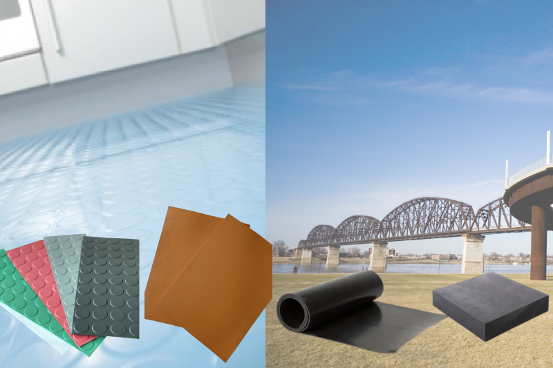 NR SBR rubber flooring mat